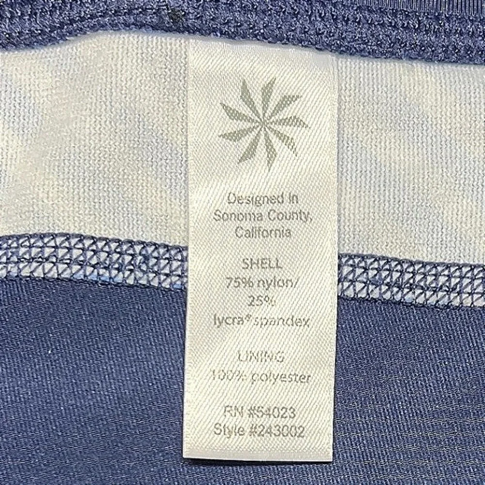 Athleta Womens Leggings‎ Medium Blue Stretch Athletic Workout EUC